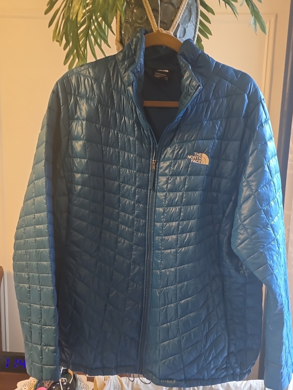 The North Face Teal Quilted Lightweight Women's Puffer Jacket